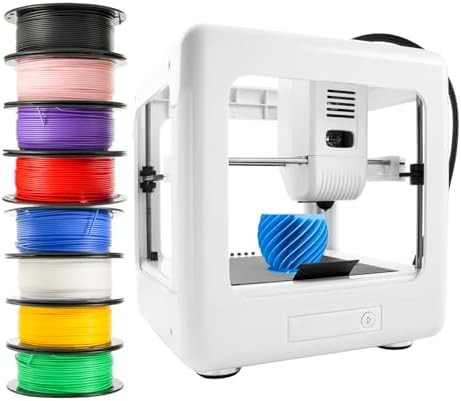 Mini printer kit with eight colors filament