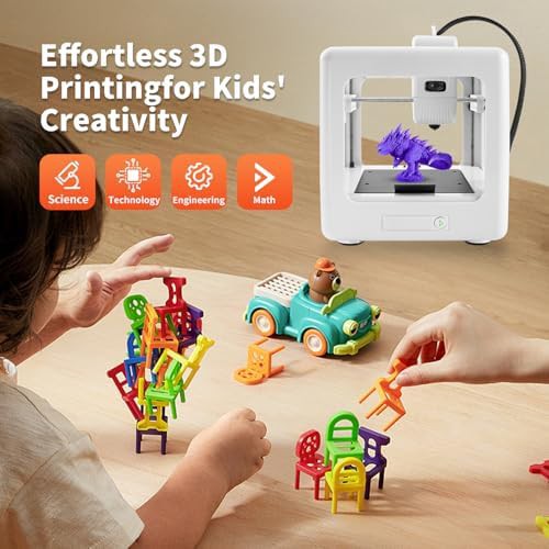 Mini printer kit with eight colors filament — photo 5