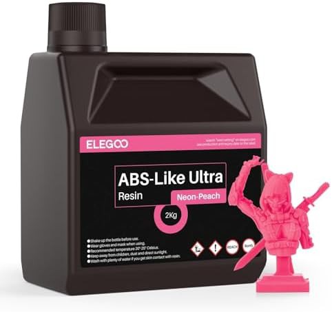 Neon peach abs like ultra resin