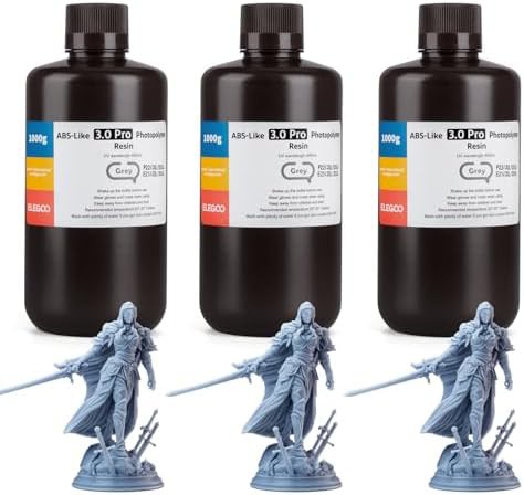 Grey abs like three pro resin