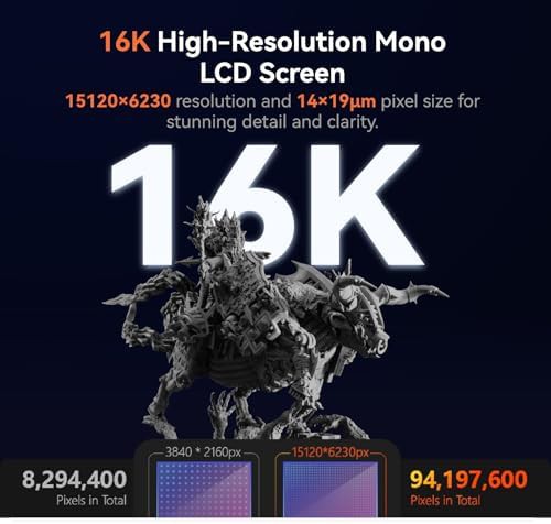 High resolution 16K mono LCD resin printer — photo 3
