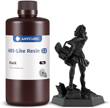 Black abs-like 3.0 tough resin