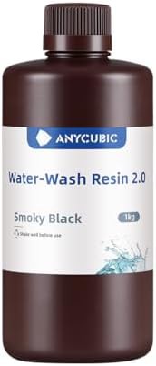 Smoky black water washable resin 1kg