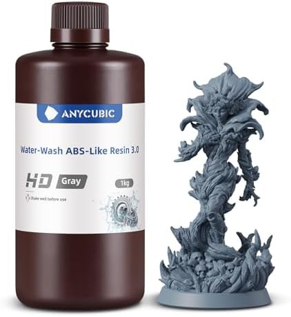 HD grey water washable abs-like resin