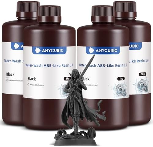 Black water washable abs-like resin 4kg