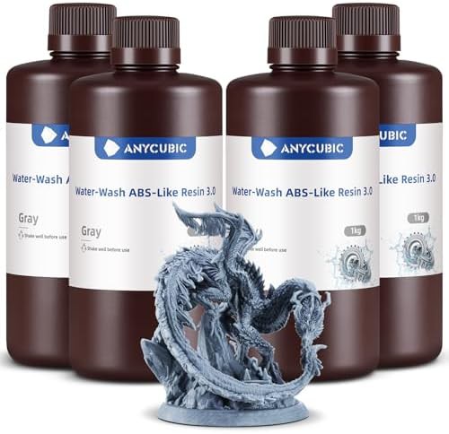 Grey abs-like 3.0 resin four pack