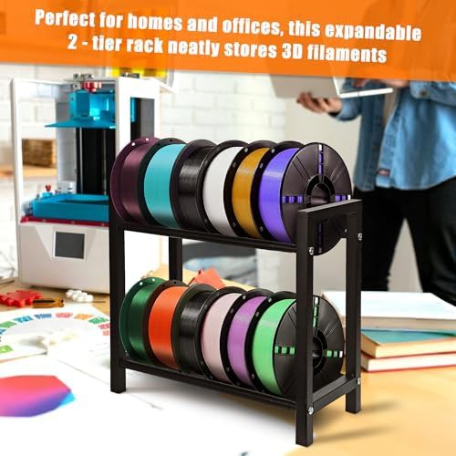 Two tier expandable filament storage rack — photo 5