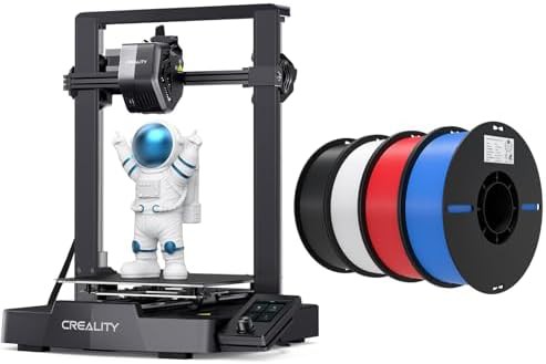 High speed printer with four color filament pack