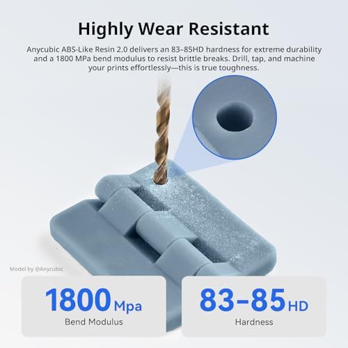 White abs-like high toughness resin 1kg — photo 5