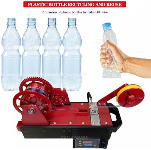 Red desktop PET bottle filament recycler — photo 5