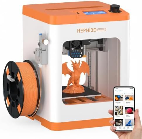 Compact fully assembled printer for kids