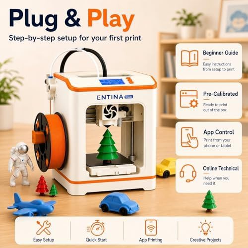 Mini printer bundle with multicolor filament — photo 3