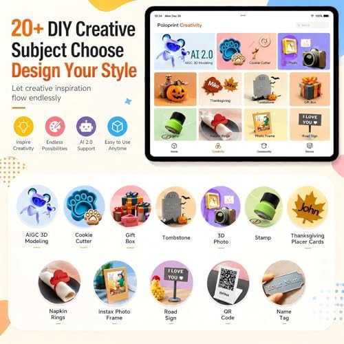 Mini printer bundle with multicolor filament — photo 4
