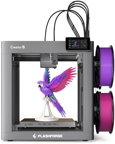 Multi material printer with toolhead changer