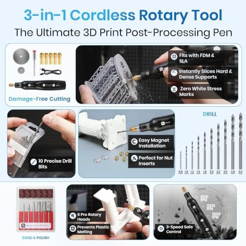 Complete 3D printer tool kit with organizer — photo 5