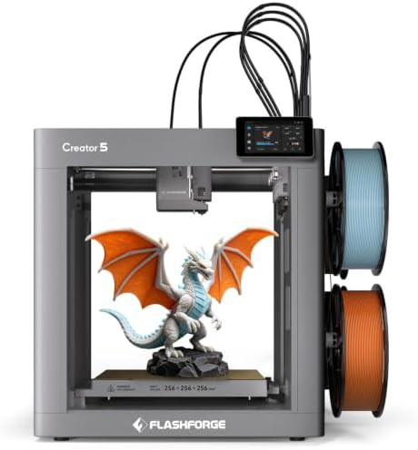 Four independent extruder printer for TPU