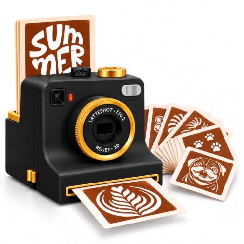 3D Printed Latte Art Coffee Printer Camera
